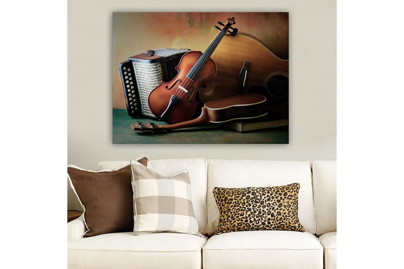 Dekorativ Canvastavla 70x100 cm - Flerfärgad - Inredning - Tavlor & posters - Canvastavla