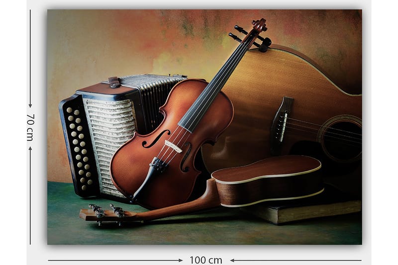 Dekorativ Canvastavla 70x100 cm - Flerfärgad - Inredning - Tavlor & posters - Canvastavla