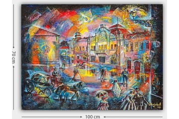 Dekorativ Canvastavla 70x100 cm - Flerfärgad - Inredning - Tavlor & posters - Canvastavla