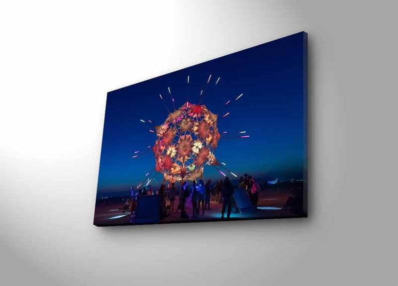 Dekorativ Canvastavla med LED 45x70 cm - Flerfärgad - Inredning - Tavlor & posters - Canvastavla