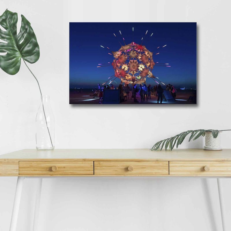 Dekorativ Canvastavla med LED 45x70 cm - Flerfärgad - Inredning - Tavlor & posters - Canvastavla
