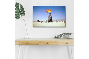 Dekorativ Canvastavla med LED 45x70 cm - Flerfärgad - Inredning - Tavlor & posters - Canvastavla