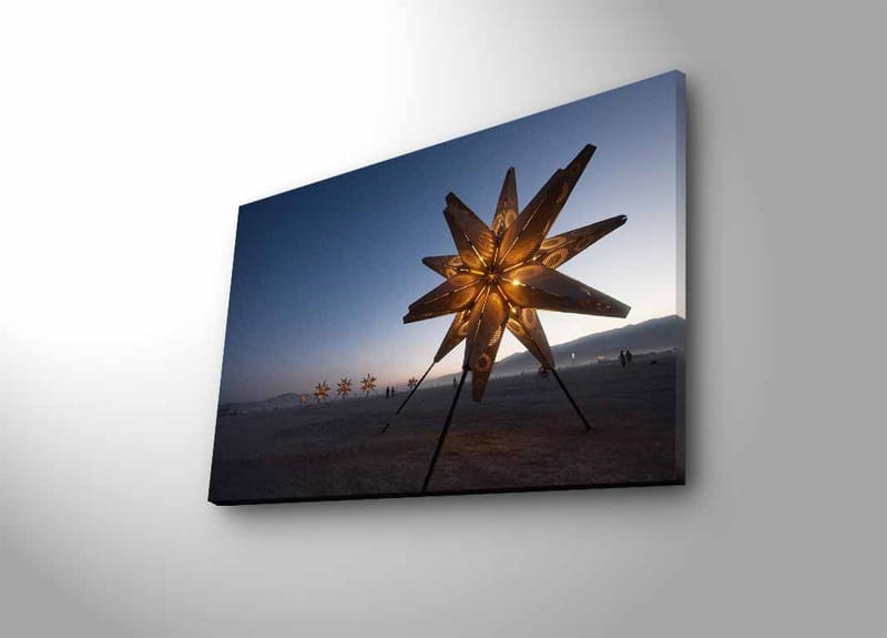 Dekorativ Canvastavla med LED 45x70 cm - Flerfärgad - Inredning - Tavlor & posters - Canvastavla