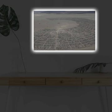 Dekorativ Canvastavla med LED 45x70 cm - Flerfärgad - Inredning - Tavlor & posters - Canvastavla