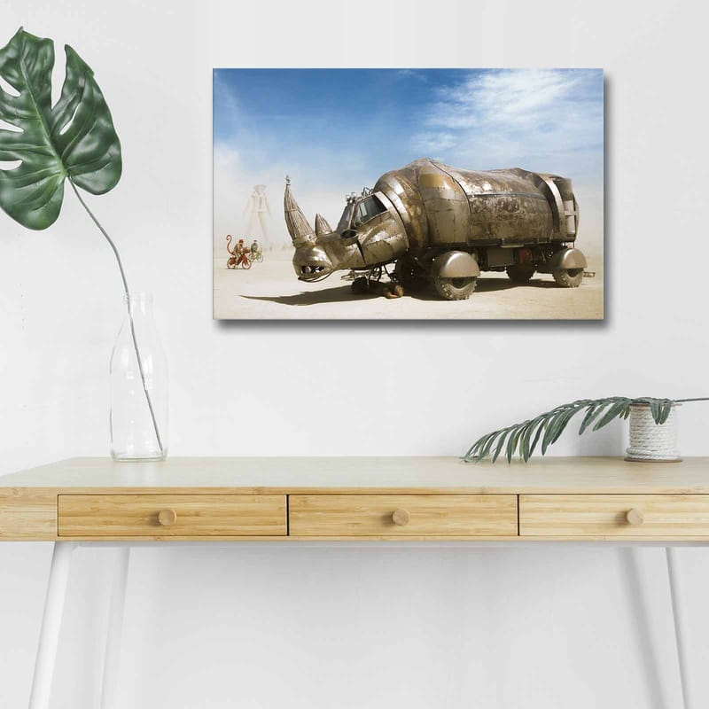 Dekorativ Canvastavla med LED 45x70 cm - Flerfärgad - Inredning - Tavlor & posters - Canvastavla