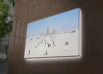 Dekorativ Canvastavla med LED 45x70 cm - Flerfärgad - Inredning - Tavlor & posters - Canvastavla