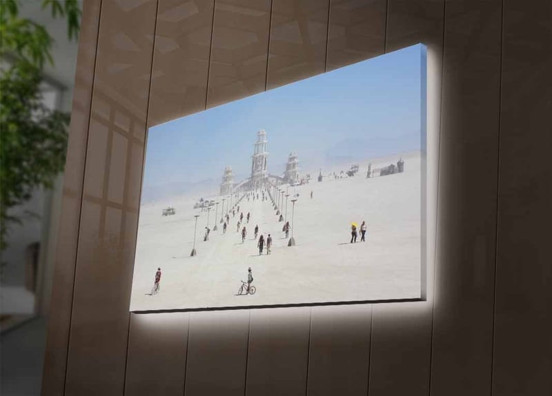Dekorativ Canvastavla med LED 45x70 cm - Flerfärgad - Inredning - Tavlor & posters - Canvastavla