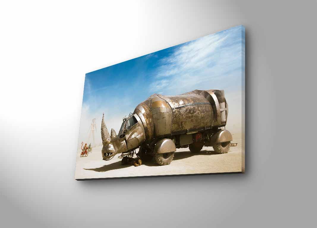 Dekorativ Canvastavla med LED 45x70 cm Flerfärgad