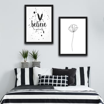 Dekorativ inramad målning 2-Delar 30x40 cm - Flerfärgad - Inredning - Tavlor & posters - Canvastavla
