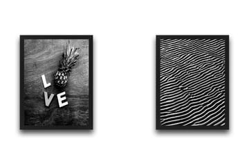 Dekorativ inramad målning 2-Delar 30x40 cm - Flerfärgad - Inredning - Tavlor & posters - Canvastavla