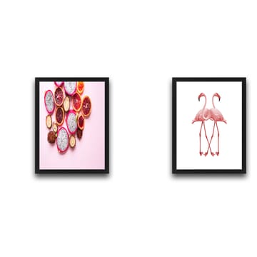 Dekorativ inramad målning 2-Delar 30x40 cm - Flerfärgad - Inredning - Tavlor & posters - Canvastavla