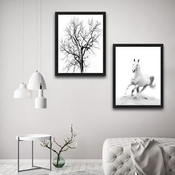 Dekorativ inramad målning 2-Delar 30x40 cm - Flerfärgad - Inredning - Tavlor & posters - Canvastavla