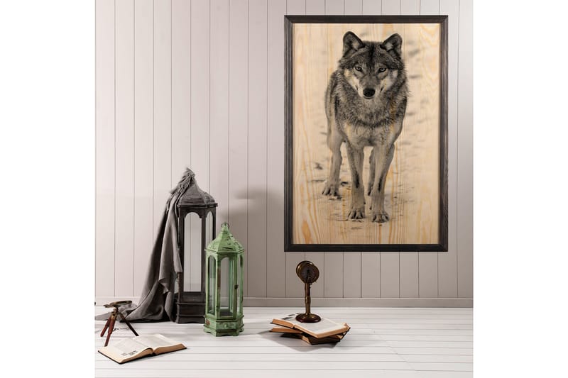 Dekorativ inramad målning  35x50 cm - Flerfärgad - Inredning - Tavlor & posters - Canvastavla