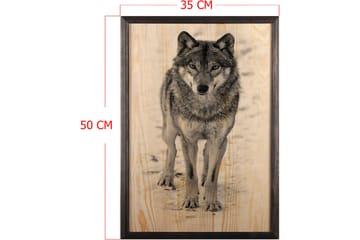 Dekorativ inramad målning  35x50 cm - Flerfärgad - Inredning - Tavlor & posters - Canvastavla