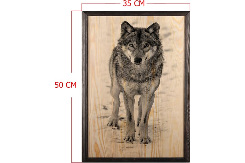 Dekorativ inramad målning  35x50 cm - Flerfärgad - Inredning - Tavlor & posters - Canvastavla