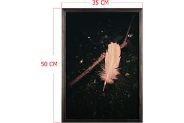 Dekorativ inramad målning  35x50 cm - Flerfärgad - Inredning - Tavlor & posters - Canvastavla