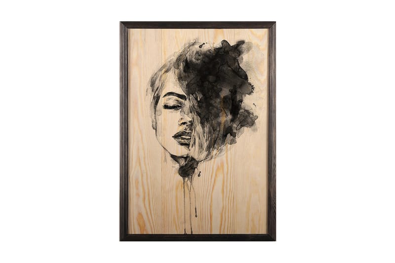 Dekorativ inramad målning  35x50 cm - Flerfärgad - Inredning - Tavlor & posters - Canvastavla