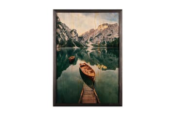 Dekorativ inramad målning  35x50 cm - Flerfärgad - Inredning - Tavlor & posters - Canvastavla