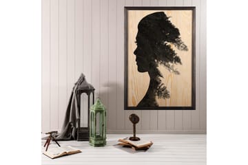Dekorativ inramad målning  35x50 cm - Flerfärgad - Inredning - Tavlor & posters - Canvastavla