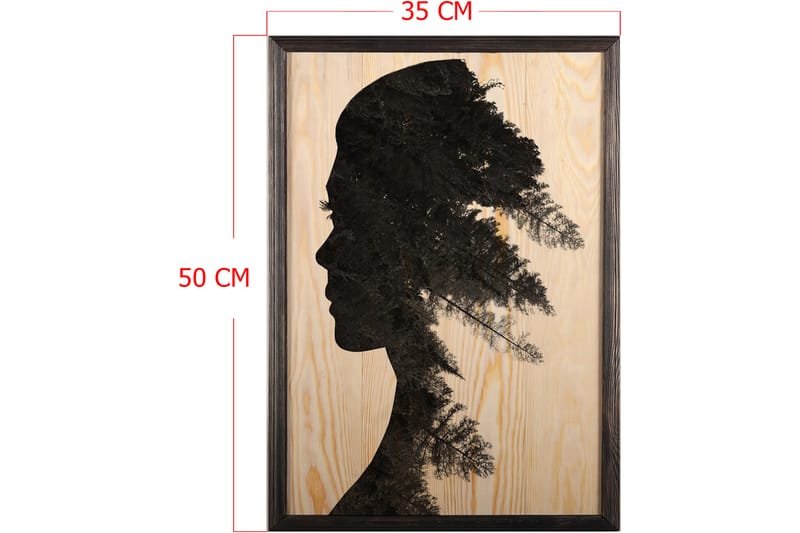 Dekorativ inramad målning  35x50 cm - Flerfärgad - Inredning - Tavlor & posters - Canvastavla