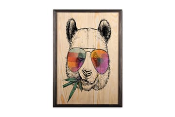 Dekorativ inramad målning  50x70 cm - Flerfärgad - Inredning - Tavlor & posters - Canvastavla