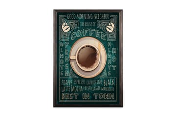 Dekorativ inramad målning  50x70 cm - Flerfärgad - Inredning - Tavlor & posters - Canvastavla