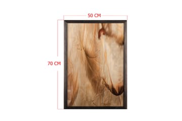 Dekorativ inramad målning  50x70 cm - Flerfärgad - Inredning - Tavlor & posters - Canvastavla