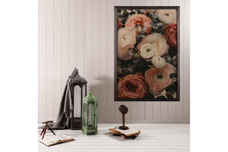 Dekorativ inramad målning  50x70 cm - Flerfärgad - Inredning - Tavlor & posters - Canvastavla