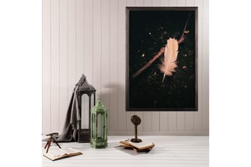 Dekorativ inramad målning  50x70 cm - Flerfärgad - Inredning - Tavlor & posters - Canvastavla