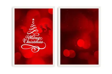 Dekorativ Inramad MDF-målning 2-Delar 35x50 cm - Flerfärgad - Inredning - Tavlor & posters - Canvastavla