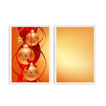 Dekorativ Inramad MDF-målning 2-Delar 35x50 cm - Flerfärgad - Inredning - Tavlor & posters - Canvastavla