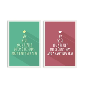 Dekorativ Inramad MDF-målning 2-Delar 35x50 cm - Flerfärgad - Inredning - Tavlor & posters - Canvastavla