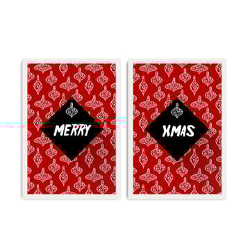 Dekorativ Inramad MDF-målning 2-Delar 35x50 cm - Flerfärgad - Inredning - Tavlor & posters - Canvastavla