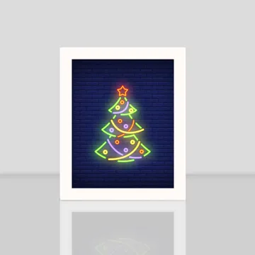 Dekorativ Inramad MDF-målning 24x29 cm - Flerfärgad - Inredning - Tavlor & posters - Canvastavla