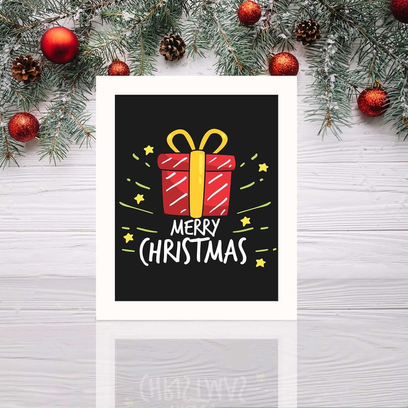 Dekorativ Inramad MDF-målning 24x29 cm - Flerfärgad - Inredning - Tavlor & posters - Canvastavla