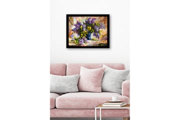Dekorativ inramad MDF-målning - Flerfärgad - Inredning - Tavlor & posters - Canvastavla