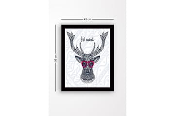 Dekorativ inramad MDF-målning - Flerfärgad - Inredning - Tavlor & posters - Canvastavla