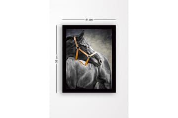 Dekorativ inramad MDF-målning - Flerfärgad - Inredning - Tavlor & posters - Canvastavla