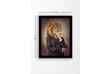 Dekorativ inramad MDF-målning - Flerfärgad - Inredning - Tavlor & posters - Canvastavla