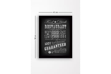 Dekorativ inramad MDF-målning - Flerfärgad - Inredning - Tavlor & posters - Canvastavla
