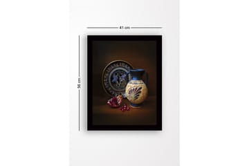 Dekorativ inramad MDF-målning - Flerfärgad - Inredning - Tavlor & posters - Canvastavla