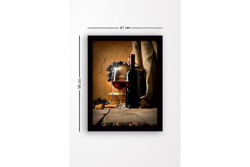 Dekorativ inramad MDF-målning - Flerfärgad - Inredning - Tavlor & posters - Canvastavla