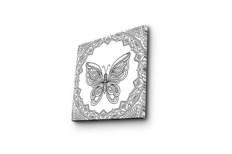 Dekorativ Måla-Själv Canvastavla - Flerfärgad - Inredning - Tavlor & posters - Canvastavla