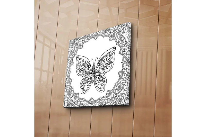 Dekorativ Måla-Själv Canvastavla - Flerfärgad - Inredning - Tavlor & posters - Canvastavla