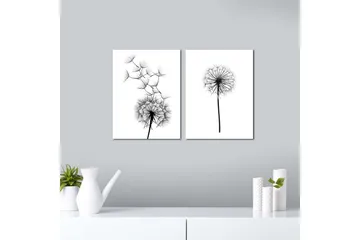 Dekorativ MDF-målning 2 Delar - Flerfärgad - Inredning - Tavlor & posters - Canvastavla