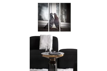 Dekorativ MDF-målning 3-Delar 20x50 cm - Flerfärgad - Inredning - Tavlor & posters - Canvastavla