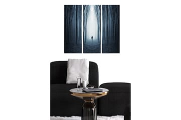 Dekorativ MDF-målning 3-Delar 20x50 cm - Flerfärgad - Inredning - Tavlor & posters - Canvastavla