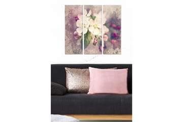 Dekorativ MDF-målning 3-Delar 20x50 cm - Flerfärgad - Inredning - Tavlor & posters - Canvastavla
