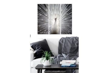 Dekorativ MDF-målning 3-Delar 20x50 cm - Flerfärgad - Inredning - Tavlor & posters - Canvastavla