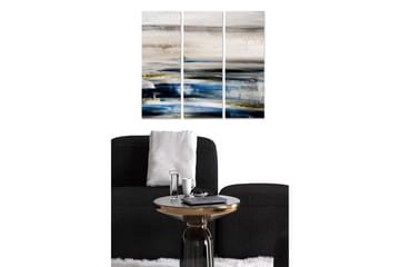 Dekorativ MDF-målning 3-Delar 20x50 cm - Flerfärgad - Inredning - Tavlor & posters - Canvastavla